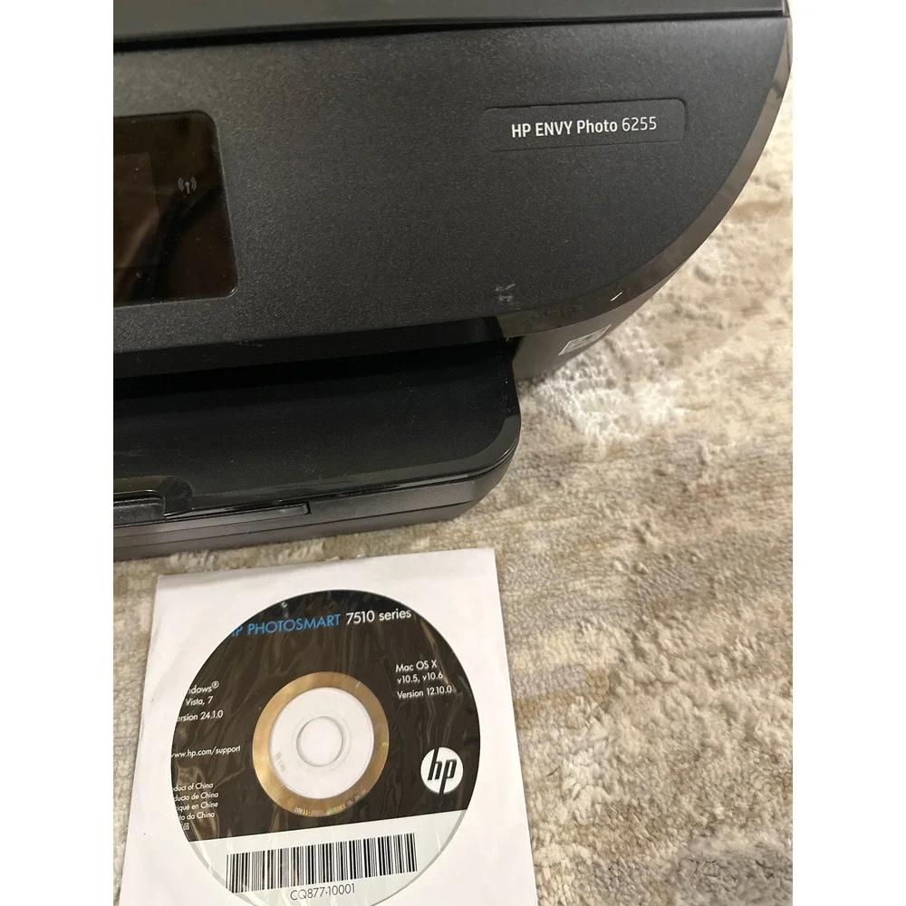 HP ENVY Photo 6255 All-in-One Wireless Inkjet Color Printer K7G18-64001 Black